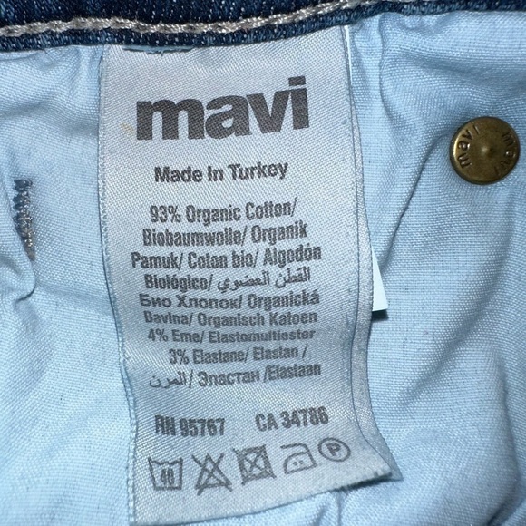 Mavi Women's Emma Slim Boyfriend Organic Cotton Jeans Size 31 - Picture 6 of 10